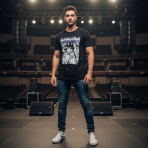 Men's Bella+Canvas Black Short Sleeve Tee L